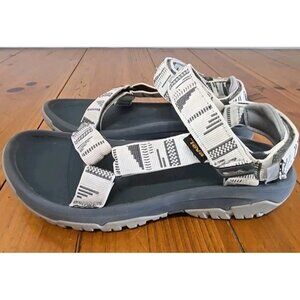 Teva HURRICANE XLT2 Women's Strappy Sandals 1019235 White Gray Sz 7 Padded Heal